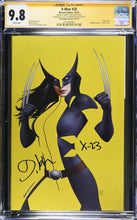 Load image into Gallery viewer, CGC SS 9.8 X-MEN 20 Negative Space 2x signed John Tyler Christopher &amp; Dafne Keen
