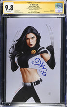 Load image into Gallery viewer, CGC SS 9.8 X-MEN 20 Negative Space 2x signed John Tyler Christopher &amp; Dafne Keen
