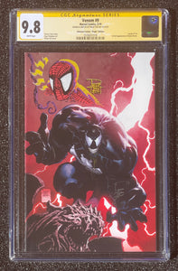 CGC 9.8 SS Philip Tan sketch Spider-Man Venom # 9 Virgin Variant