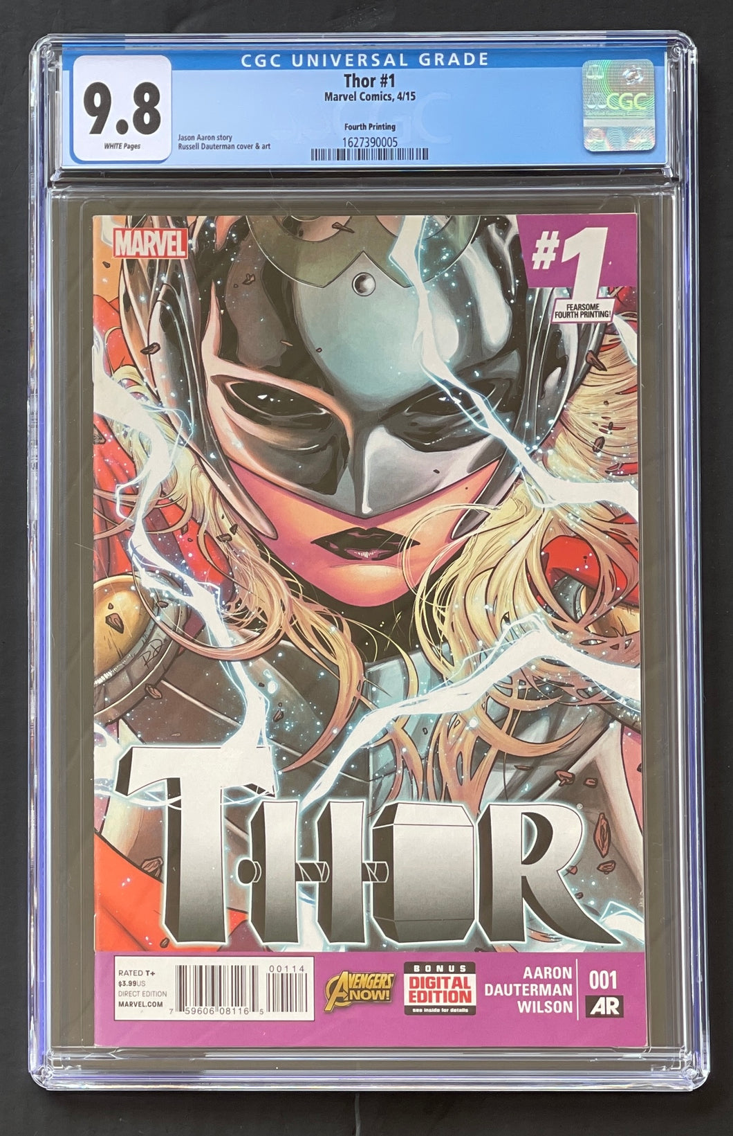 CGC 9.8 Thor # 1            4th Print     1st Jane Foster