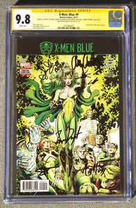 X-Men # 9 SS CGC 9.8 The GIFTED Cast Signing Dumont Chung Big Hero 6 Steranko Homage
