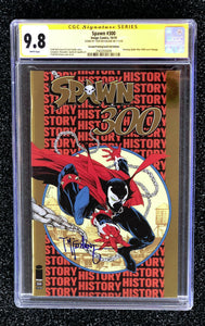 CGC 9.8 SS Spawn # 300 Todd McFarlane NYCC Gold Foil Variant